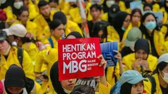 Demo mahasiswa stop MBG