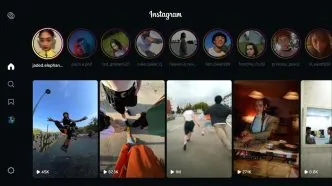 Instagram stories di televisi
