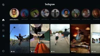 Instagram stories di televisi