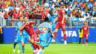 Portugal Ditahan Kongo 1-1, Komentar Pedas Gelandang Kongo untuk Cristiano Ronaldo Viral Joao neves gol portugal world cup