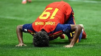 Spanyol Bantai Arab Saudi 4-0, Lamine Yamal Cetak Gol Perdana di Piala Dunia dan Pecahkan Rekor! Lamine yamal gol spanyol piala dunia