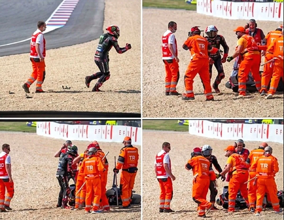 Marco bezzecchi insiden marshal brno