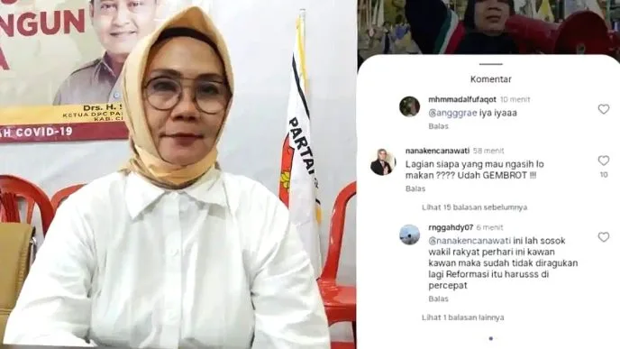 Wakil Ketua DPRD Cirebon Nana Kencanawati Buka Suara Setelah Heboh Komentari “Gembrot” ke Pengkritik MBG Nana kencanawati minta maaf mbg