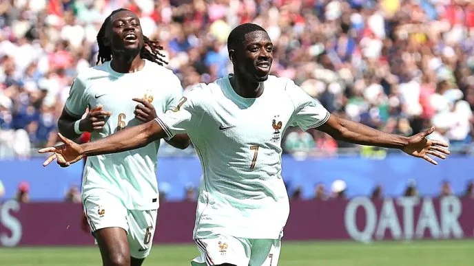 Ousmane dembele hattrick