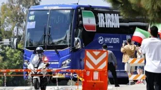 Timnas Iran Tiba di Los Angeles untuk Laga Perdananya di Piala Dunia 2026, Disambut Demonstrasi dan Pengamanan Ketat Timnas iran tiba los angeles piala dunia