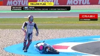 Veda ega pratama crash moto3 belanda