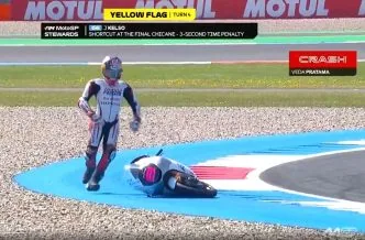 Veda ega pratama crash moto3 belanda