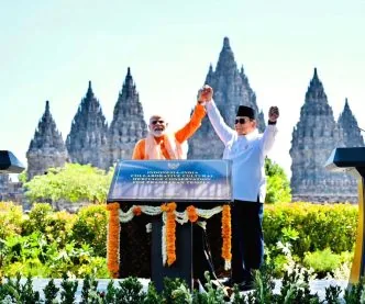 Candi Prambanan Jadi Saksi Persahabatan RI India, Prabowo Soroti Ikatan Peradaban Kuno.
