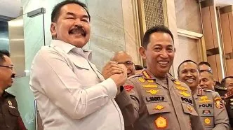 Bertemu di Kejagung, Jaksa Agung dan Kapolri Kompak Bantah Isu Rivalitas, Tegaskan Kejagung-Polri Tetap Solid Jaksa agung kapolri pertemuan kejagung