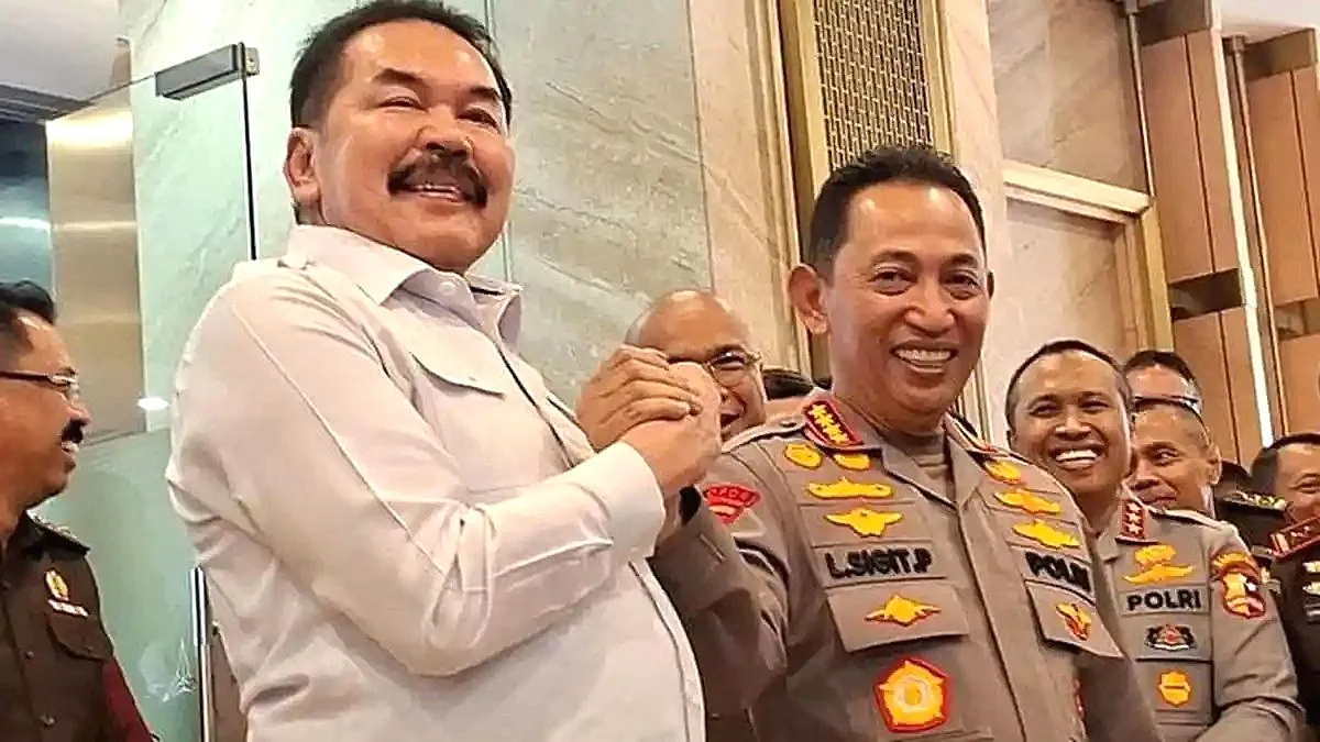 Bertemu di Kejagung, Jaksa Agung dan Kapolri Kompak Bantah Isu Rivalitas, Tegaskan Kejagung-Polri Tetap Solid Jaksa agung kapolri pertemuan kejagung