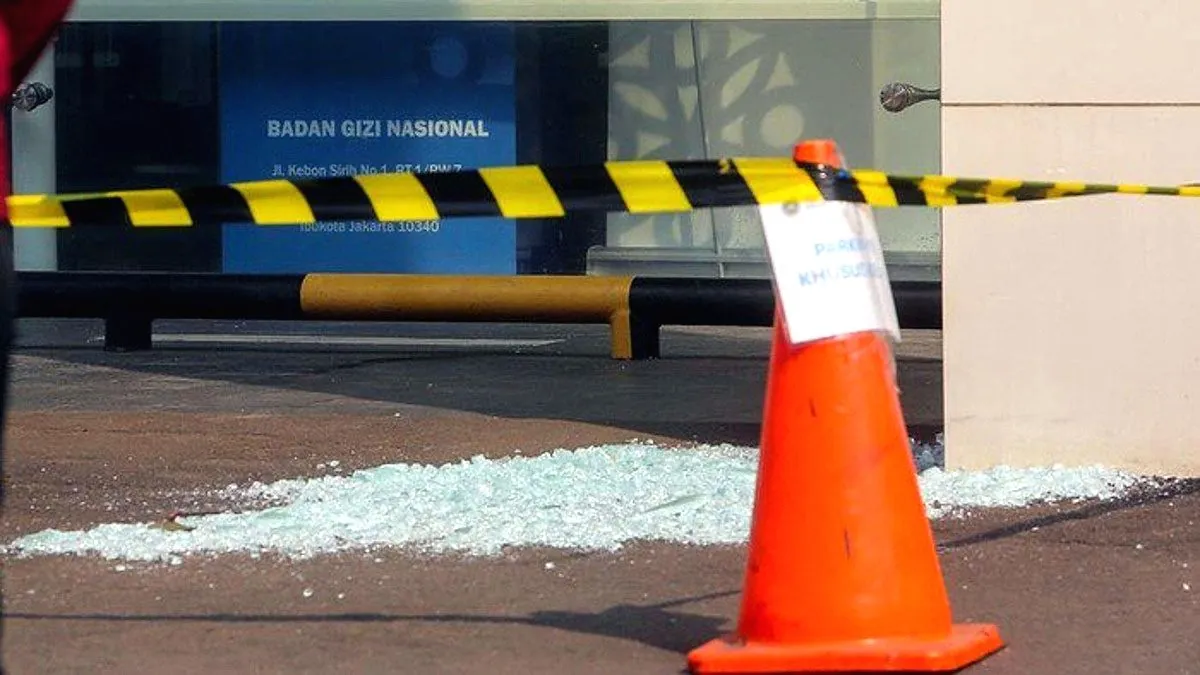 Sempat Heboh di Kantor BGN, Polisi Pastikan Kaca Gedung BGN Pecah Bukan Akibat Teror atau Penembakan Kantor bgn kaca pecah jakarta