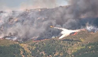 Kebakaran hutan di spanyol
