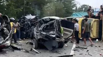 Kecelakaan Maut Deli Serdang: Truk Galon Diduga Rem Blong Hantam 8 Kendaraan di Sibolangit, 4 Tewas dan 8 Luka Kecelakaan sibolangit