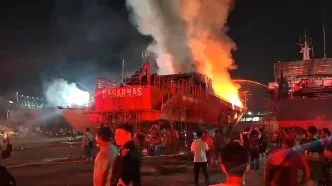 Kn sar ramawijaya terbakar muara baru