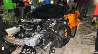 Mclaren kecelakaan di desa telukan kecamatan grogol kabupaten sukoharjo