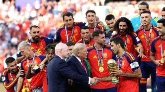 Spanyol Juara Piala Dunia 2026 Usai Kalahkan Argentina, Ferran Torres Jadi Pahlawan di Extra Time Selebrasi spanyol final piala dunia