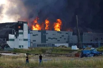 Gelombang Drone Rusia Serang Ibukota Ukraina