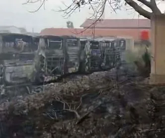 Puluhan Bus Sinar Jaya Terbakar di Jarakosta Bekasi, Damkar Berjibaku 5 Jam