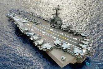 USS John F. Kennedy Aircraft Carrier Model