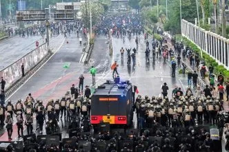 Aksi demo 18 agustus merebutkemerdekaan