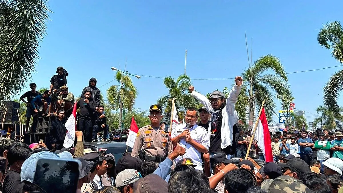 Demo Massa Rusuh di Pati: Camat Tayu Akhirnya Cabut Larangan Sound Horeg Usai Dilempari Botol Demo larangan sound horeg pati