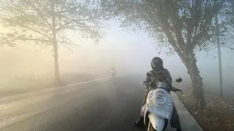 Kabut asap mengakibatkan jarak pandang sempit di martapura
