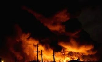 Kilang arab saudi aramco terbakar hebat