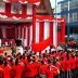 Megawati pimpin upacara di lenteng agung
