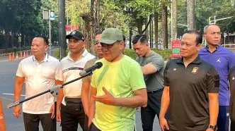 Menko polhukam memberikan keterangan demo 27 agustus