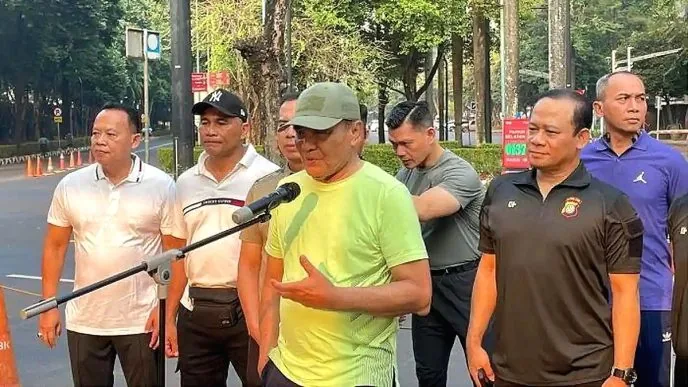 Menko polhukam memberikan keterangan demo 27 agustus