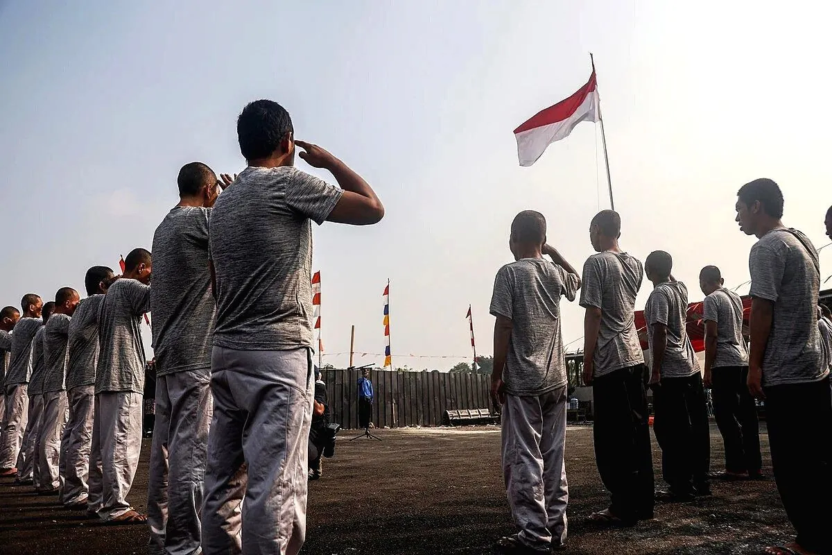 Kemerdekaan Juga Milik Kami! 85 Pasien ODGJ di Bekasi Rayakan HUT RI ke-81 dengan Upacara Bendera dengan Khidmat Pasien odgj rayakan hut ri