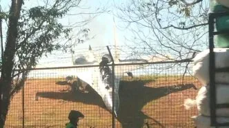 Pesawat sukhoi TNU AU tergelincir di runway bandara sultan hasanuddin makassar