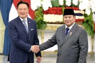 Presiden prabowo menerima kunjungan pm thailand