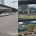 Rombongan presiden lewat riuh klakson