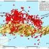 Sebaran gempa di wilayah NTT Flores selama 24 jam