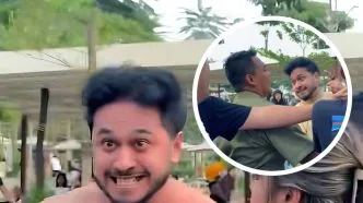 Tantrum buka baju gara gara parkir