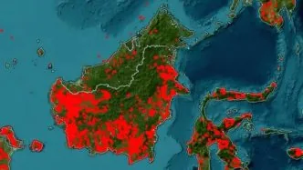 Titik hotspot citra satelit kalimantan terbaru