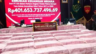 Uang sitaan 401 miliar korupsi nikel