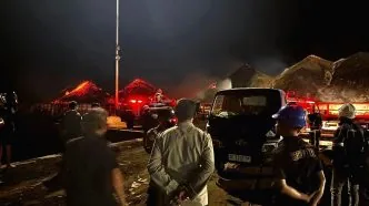 Kapal pengangkut batubara terbakar di perairan Lombok Timur