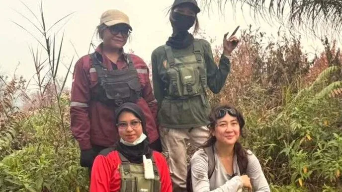 Sherina Munaf Turun ke Lokasi Kebakaran Hutan Kalteng, Ungkap Dampak Asap yang Parah