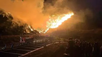 TPA Putri Cempo Solo Terbakar Hebat