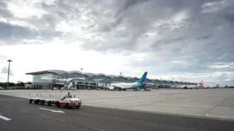 Bandara kualanmu diselimuti abu vulkanik sinabung