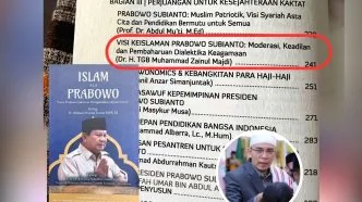 Heboh Buku “Islam Ala Prabowo” – TGB dan Gus Kautsar Bantah Jadi Kontributor, Tak Pernah Kirim Tulisan Heboh buku islam prabowo TGB tidak pernah kirim tulisan