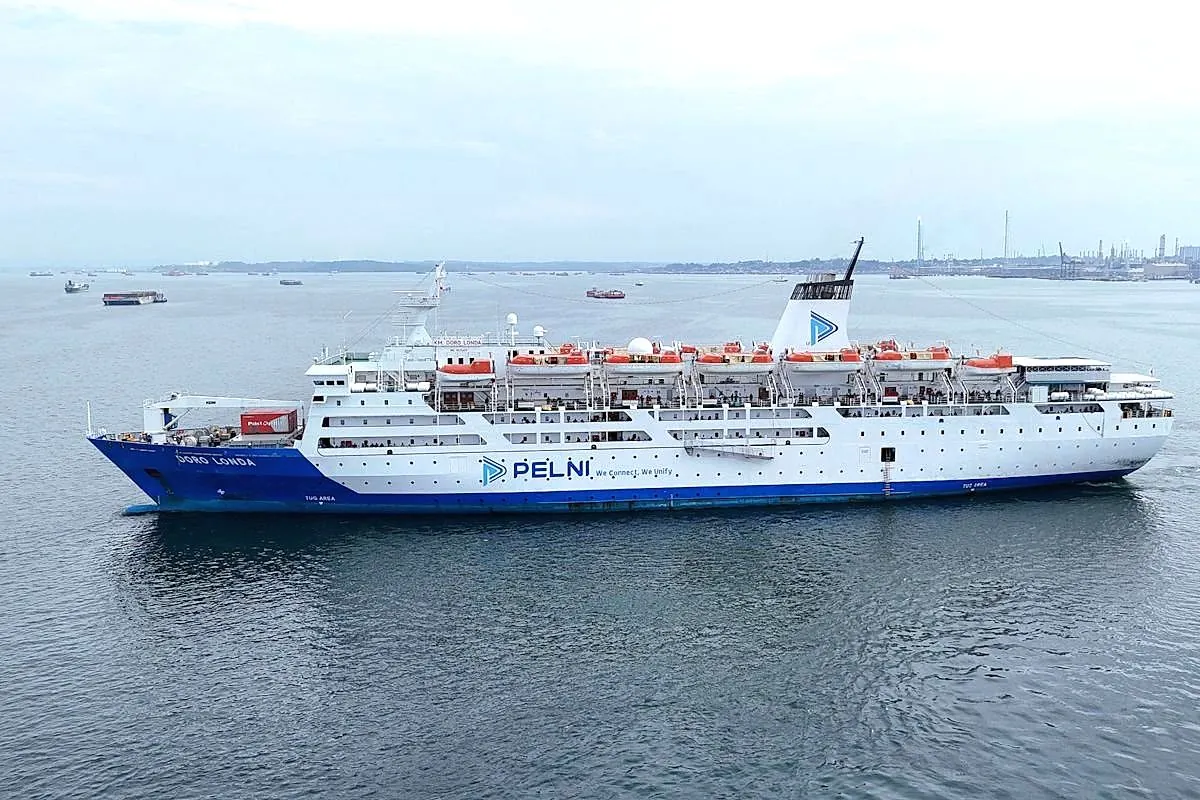 Bandara Lumpuh Karena Abu Vulkanik, Pelni Siagakan Kapal Laut untuk Alternatif Perjalanan Domestik Kapal pelni di pelabuhan tanjung priok jakarta