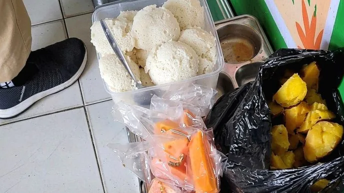 Menu mbg berakhir jadi sasmpah